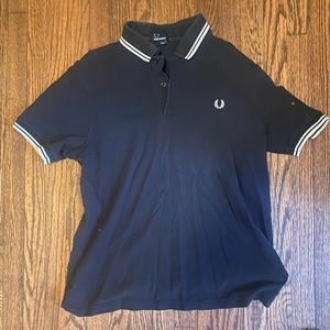 Fred Perry classic polo. Black. Medium